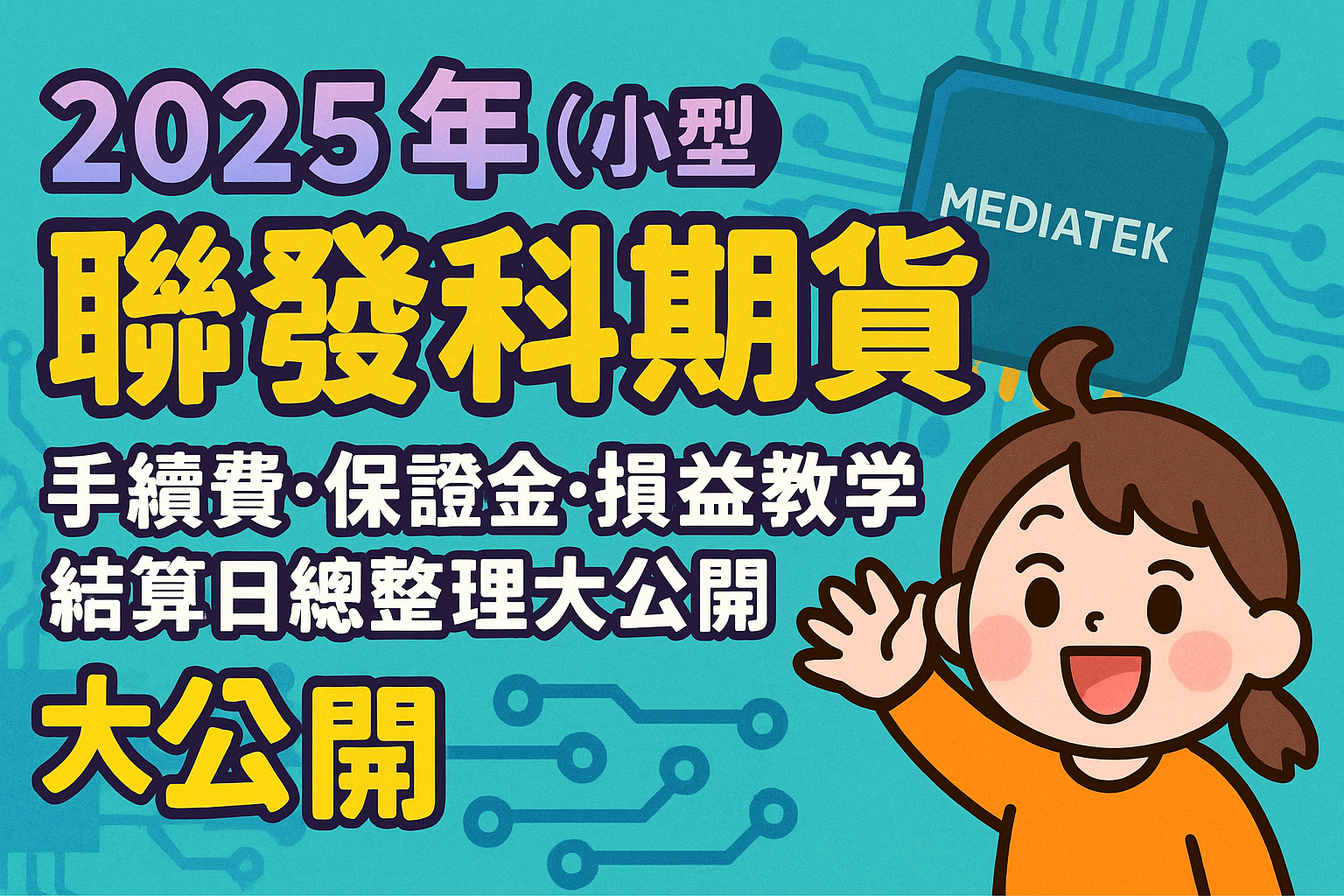 2026年(小型)聯發科期貨手續費、保證金、損益教學、結算日總整理大公開- 康和期貨李思儀大台小台選擇權手續費給你業務員權限低價