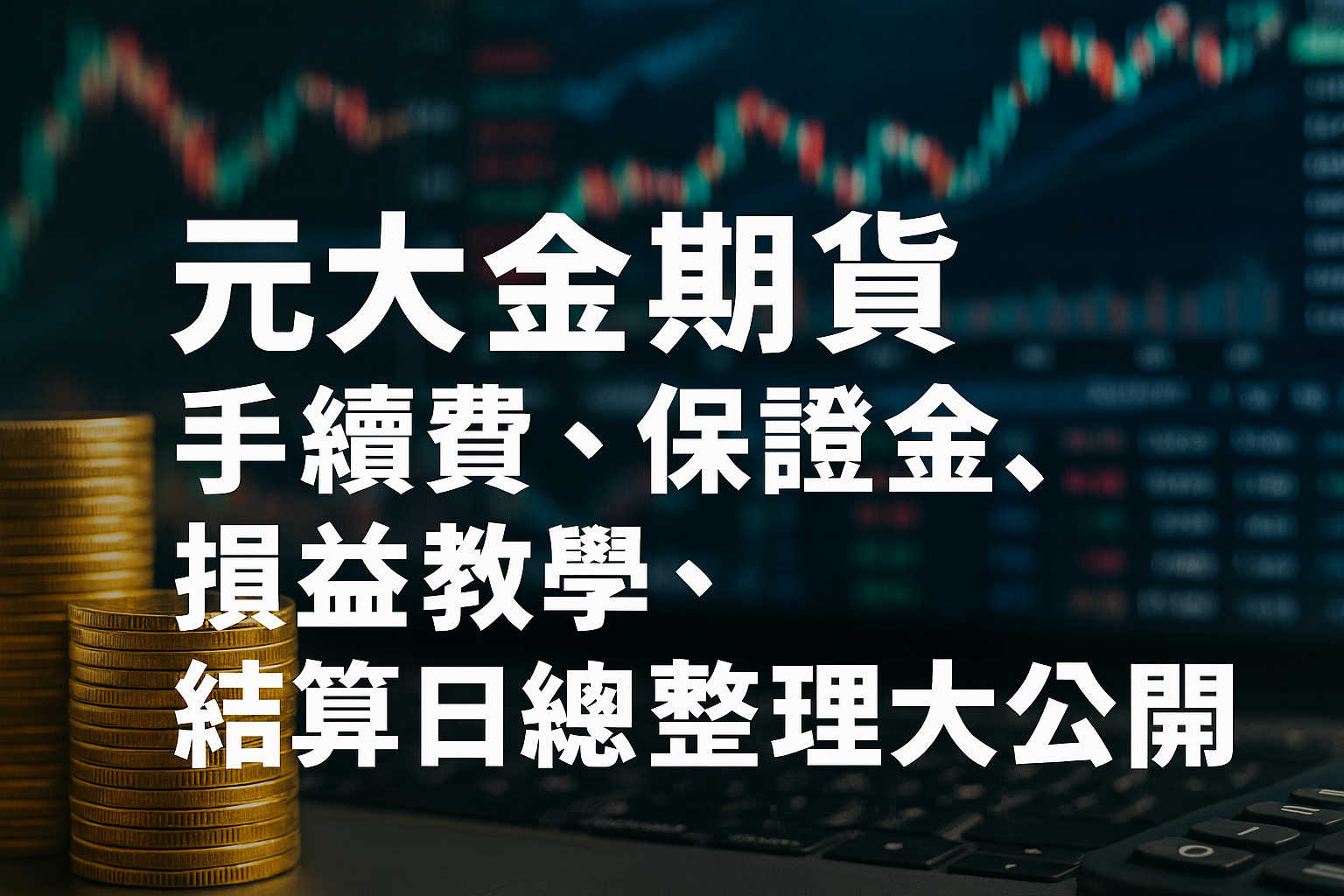 2025年元大金期貨手續費、保證金、損益教學、結算日總整理大公開- 康和期貨李思儀大台小台選擇權手續費給你業務員權限低價