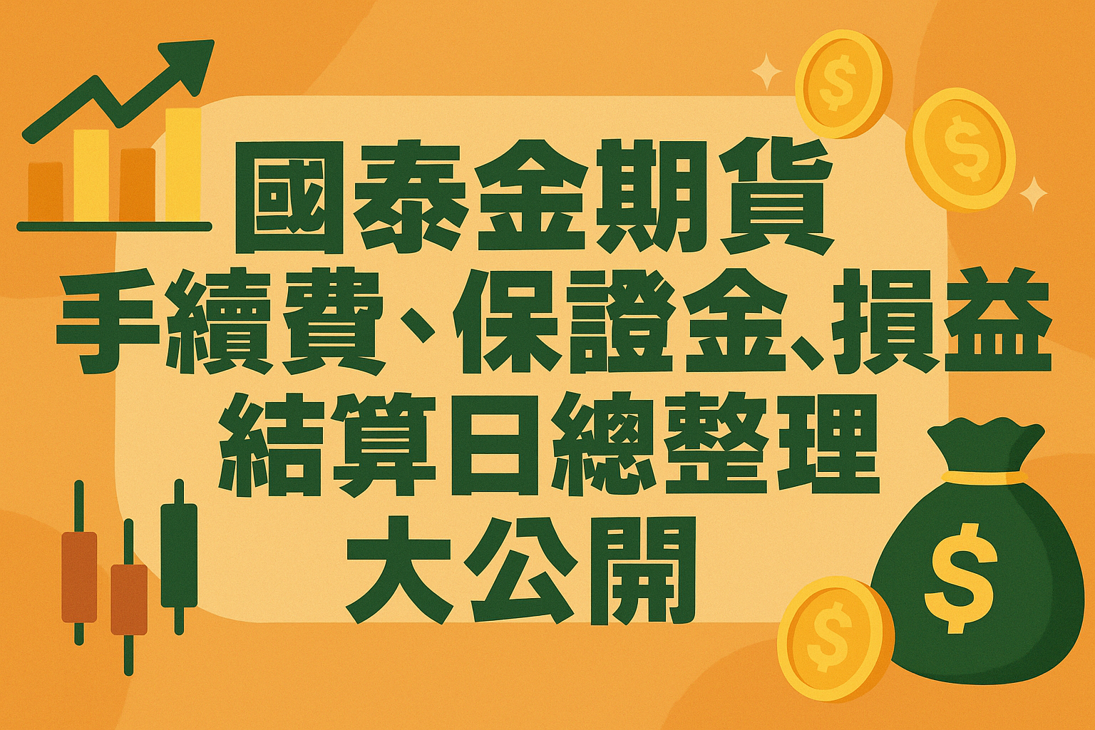 2026年國泰金期貨手續費、保證金、損益教學、結算日總整理大公開- 康和期貨李思儀大台小台選擇權手續費給你業務員權限低價