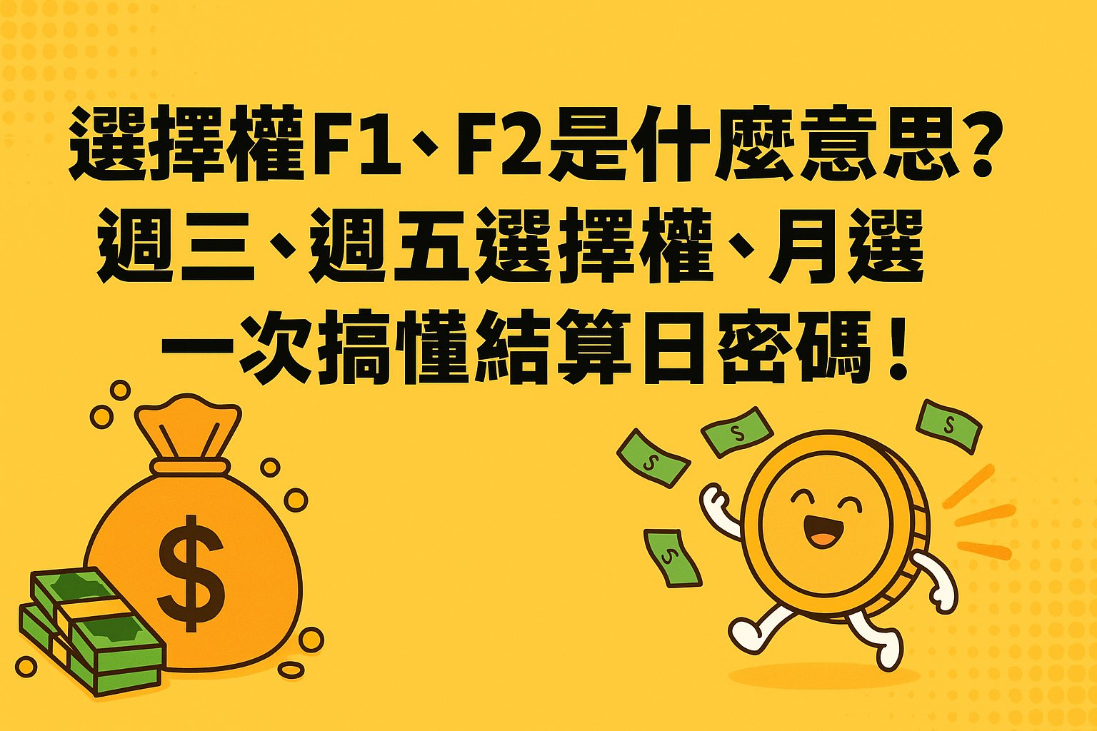 Read more about the article 選擇權F1、F2是什麼意思?週三、週五選擇權、月選一次搞懂結算日密碼！