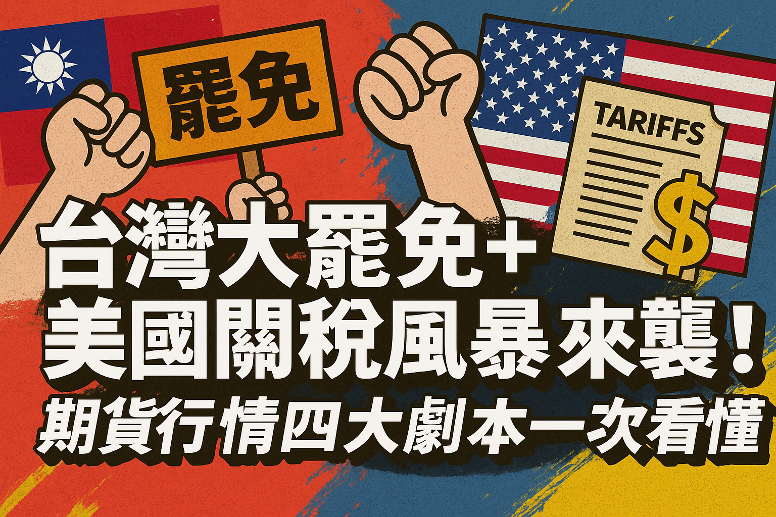 Read more about the article 台灣大罷免＋美國關稅風暴來襲！期貨行情四大劇本一次看懂