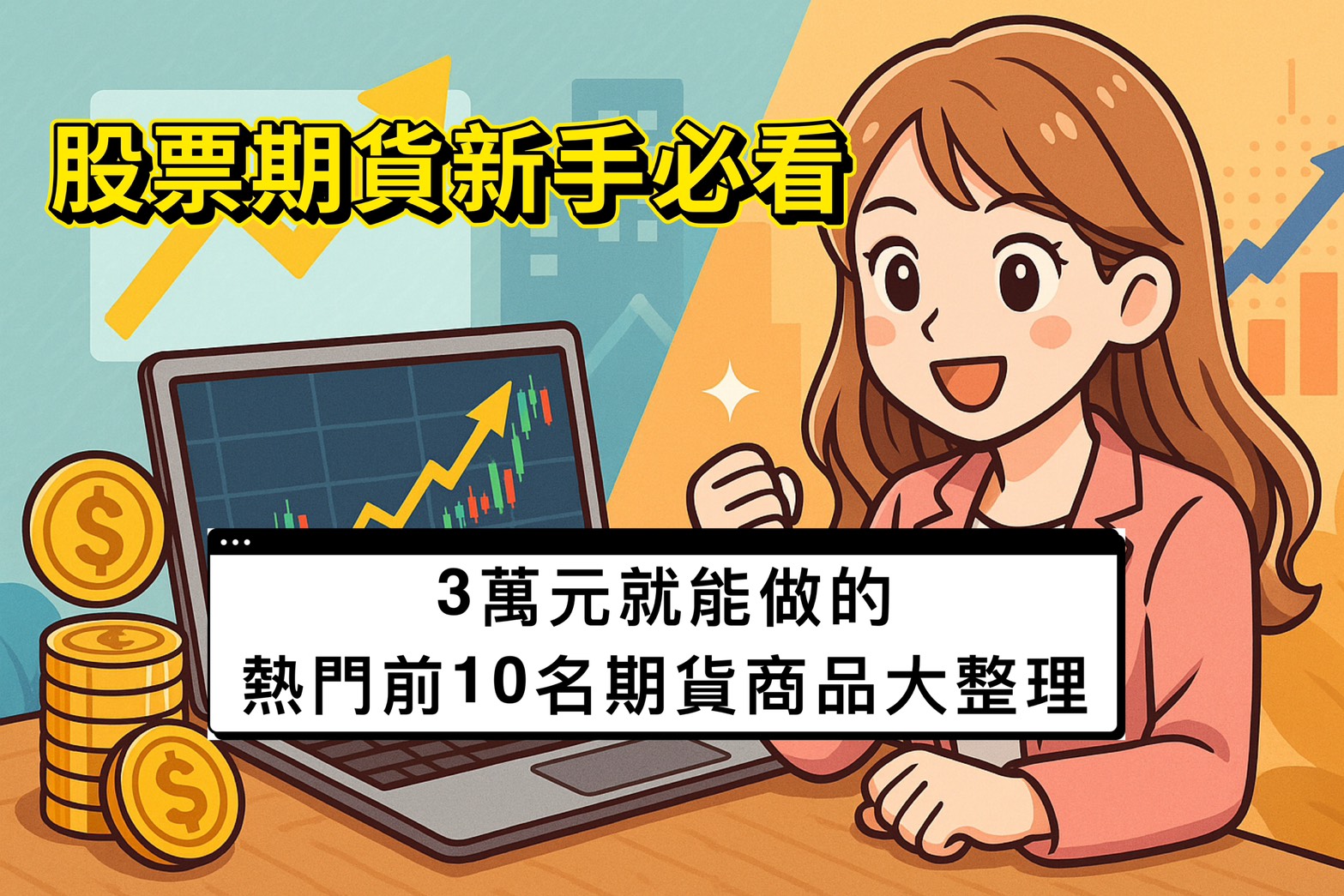 《股票期貨新手必看|3萬元就能做的熱門前10名期貨商品大整理》 1 股票期貨新手必看|3萬元就能做的熱門前10名期貨商品大整理
