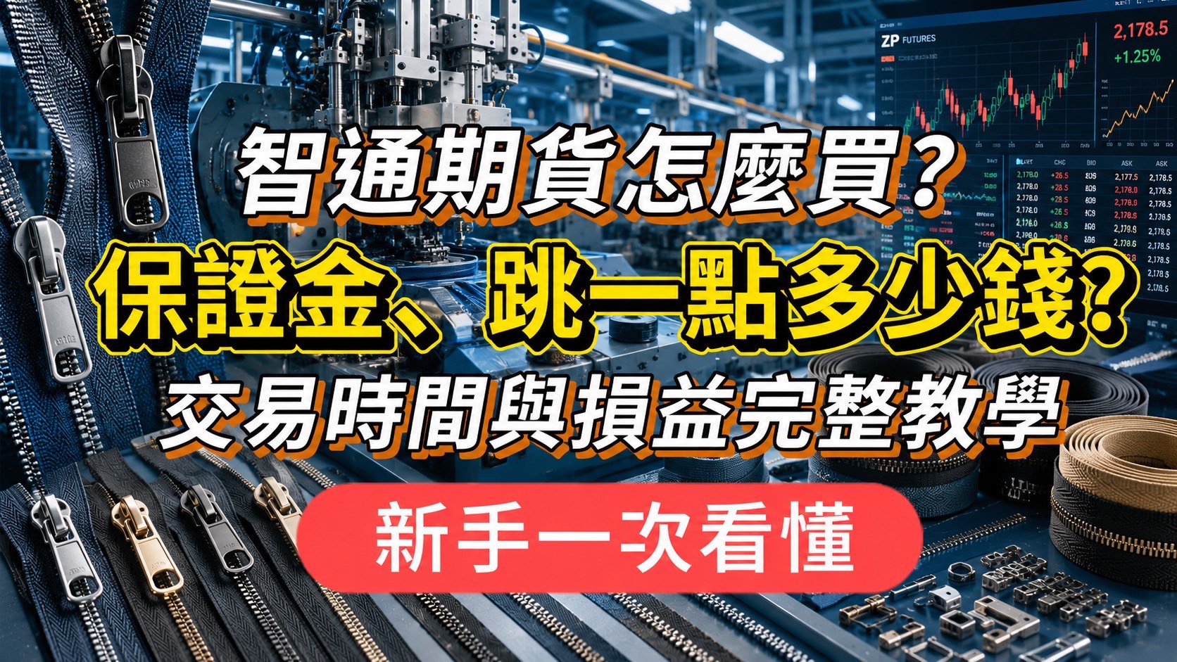 智通期貨怎麼買？保證金、跳一點多少錢、交易時間與損益完整教學