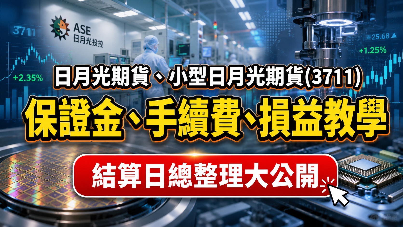日月光期貨、小型日月光期貨(3711)保證金、手續費、損益教學、結算日總整理大公開 1 日月光期貨、小型日月光期貨(3711)保證金、手續費、損益教學、結算日總整理大公開